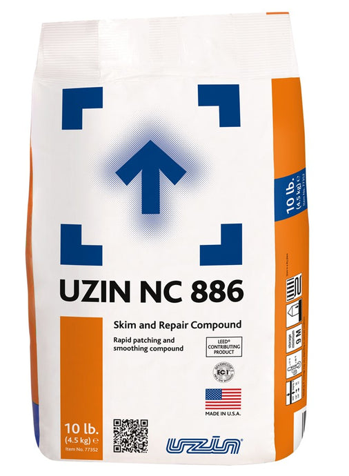 UZIN NC 886 - Premium Skim and Repair Compound 10lb bag - Fit Floors